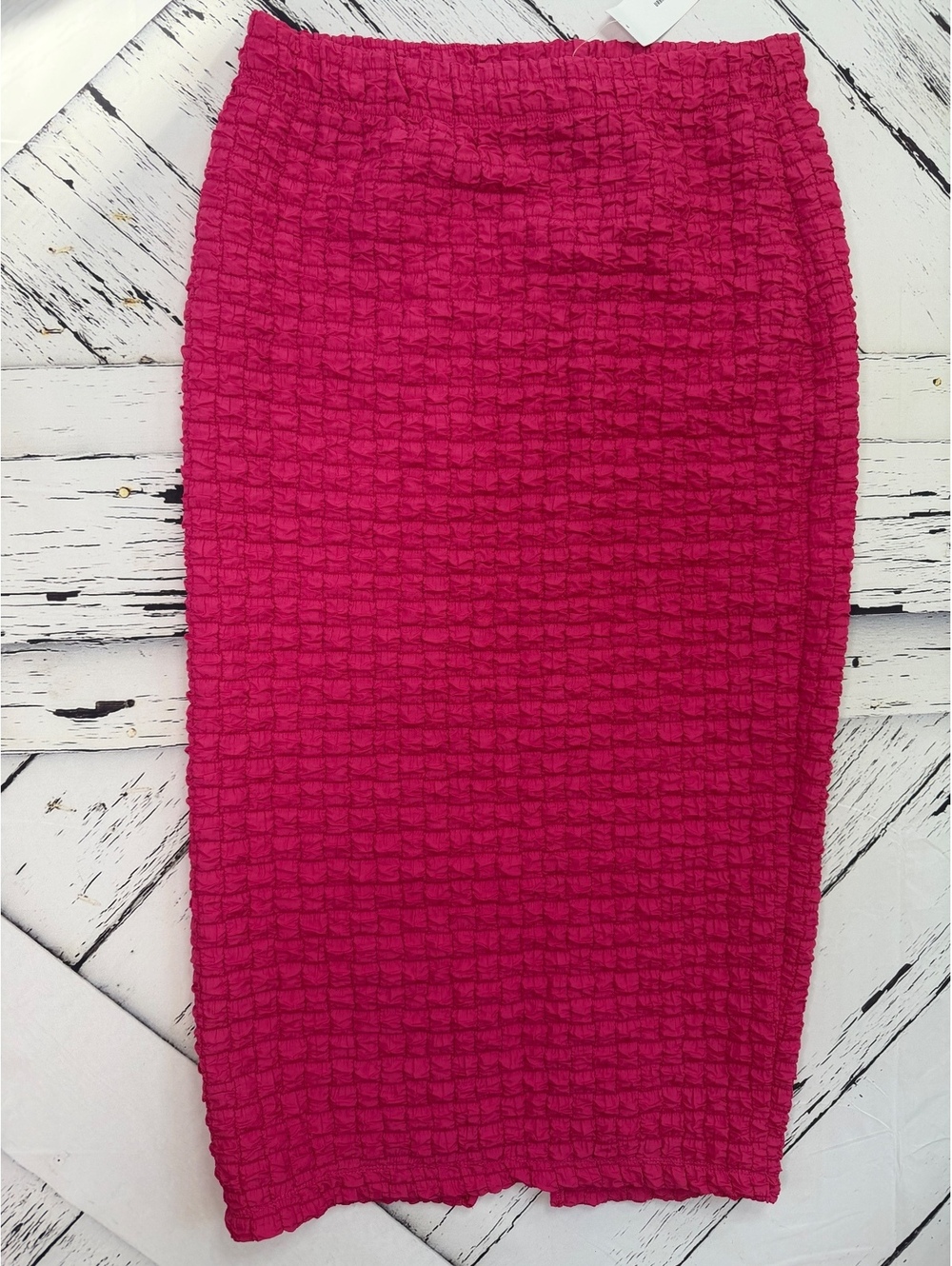 Urban Outfitters Y2K Textured Kimmy Bubble Knit Midi Pencil Skirt NWT Women SM